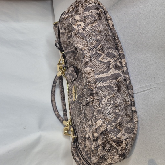 Coach Madison Embossed Python Python Sophia Satchel NWOT - Picture 12 of 17